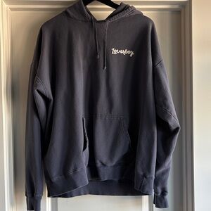 Loverboy Branded Dark Blue Men's Hoodie